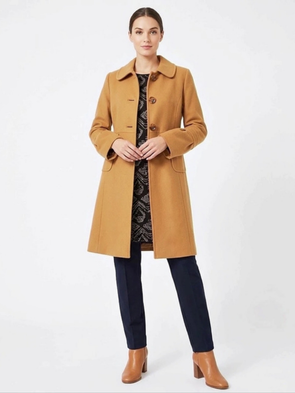 😍Old Navy Women's Wool Blend Button Front Coat Size Medium M